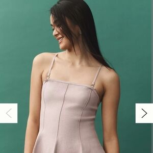 Anthropologie Pink Sweater Tank NWT Size Medium